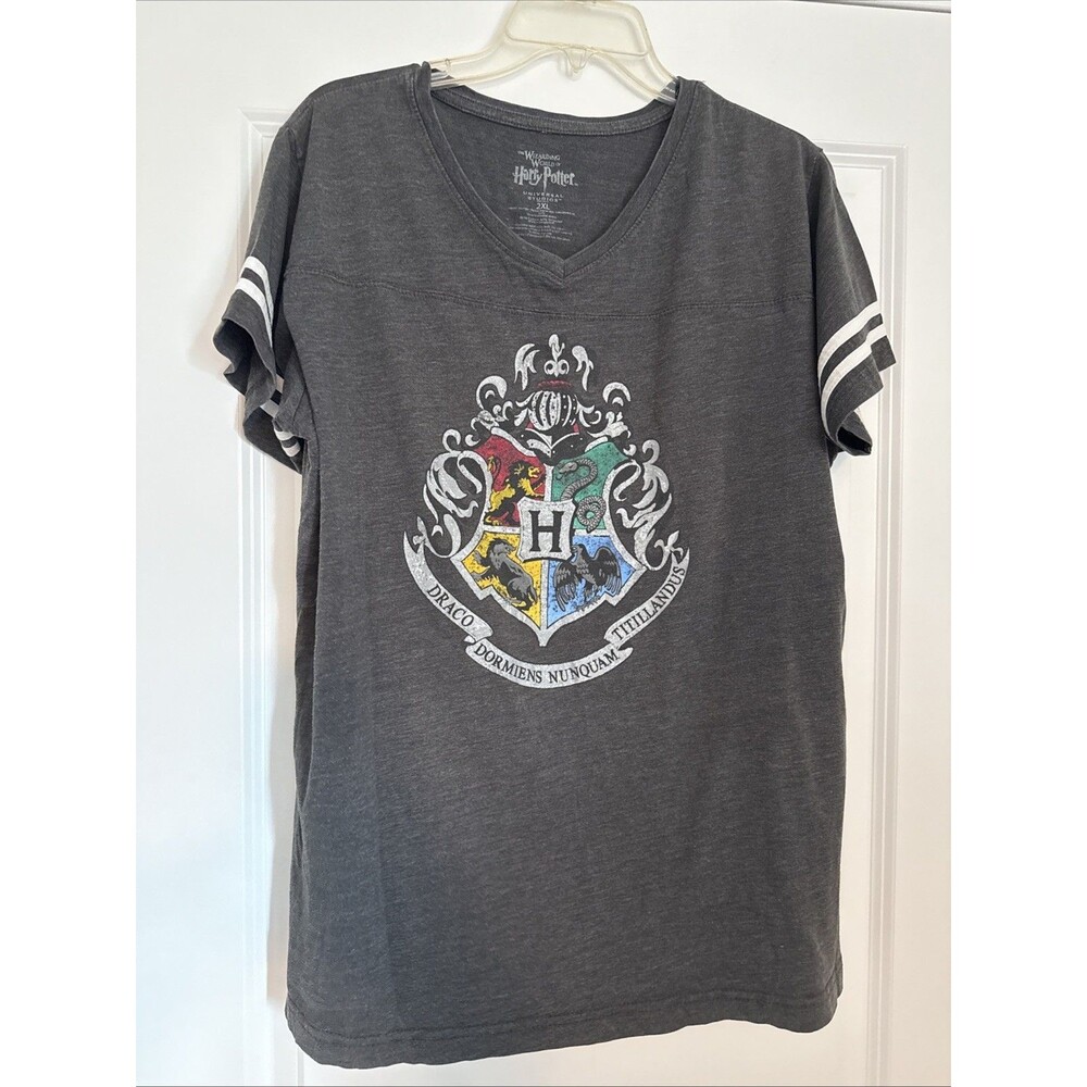 Wizarding World of Harry Potter HOGWARTS Crest T-Shirt Womens 2XL Universal